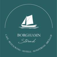 Logotyp för Borghamn Strand